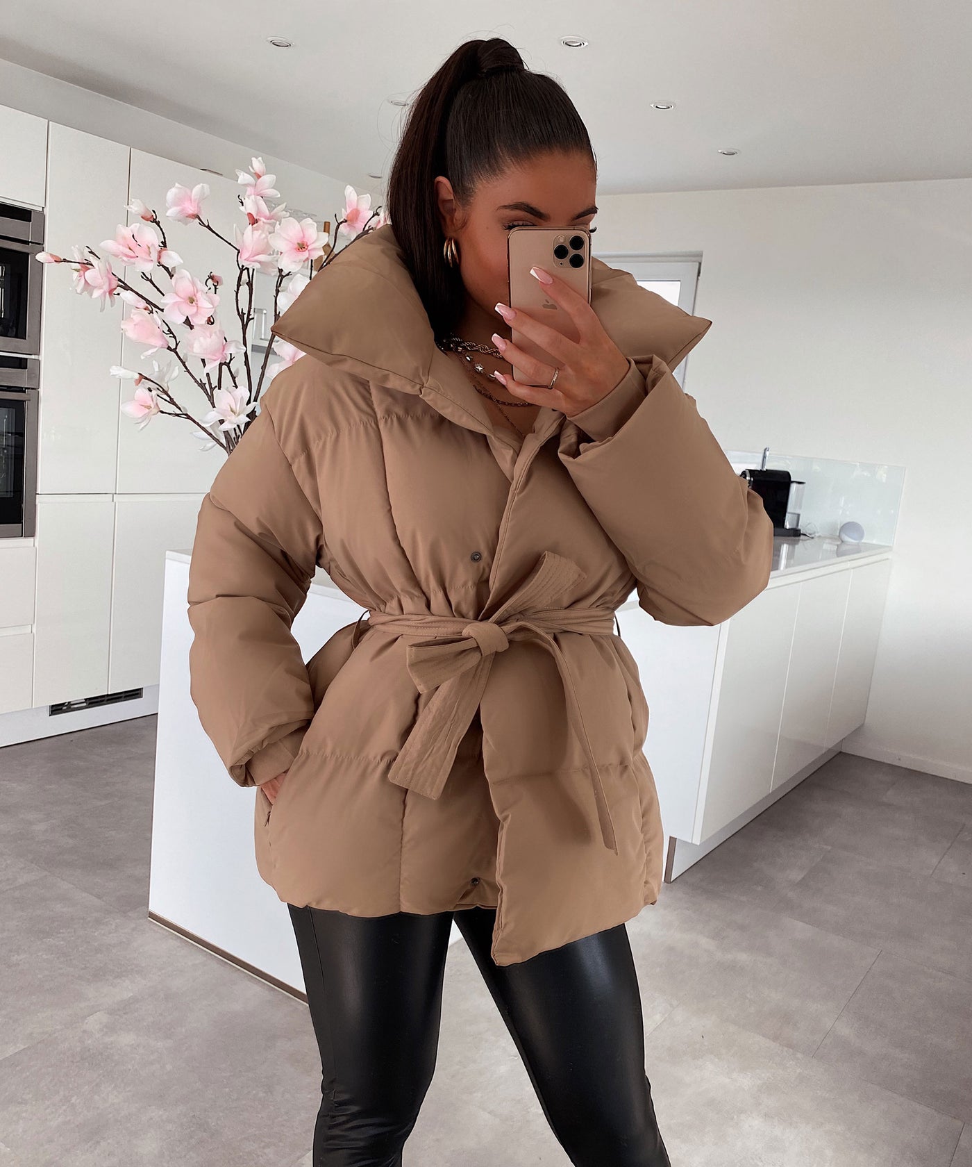 Jacke Kyleih Kurz Camel  Ladypolitan - Fashion Onlineshop für Damen   