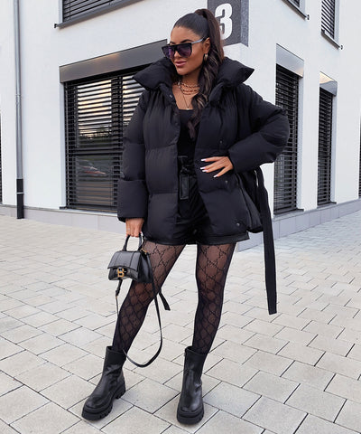 Jacke Kyleih Kurz Schwarz  Ladypolitan - Fashion Onlineshop für Damen   