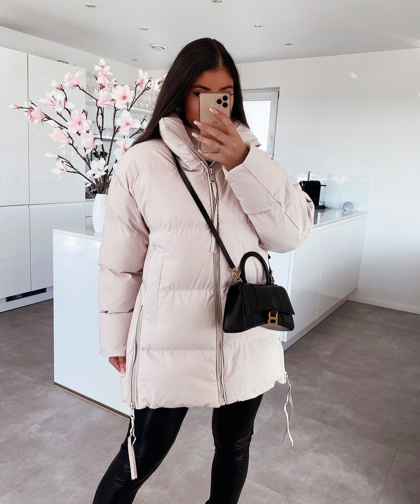 Jacke Midi Beige  Ladypolitan - Fashion Onlineshop für Damen   