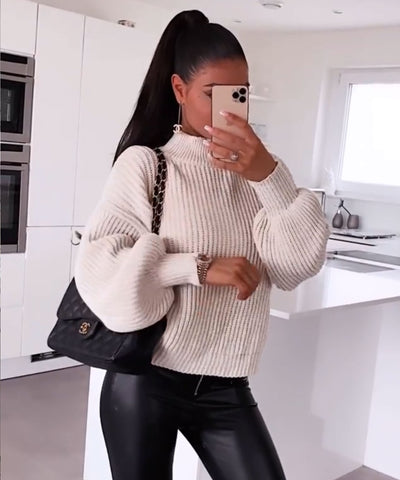Jacueline Pullover Beige  Ladypolitan - Fashion Onlineshop für Damen   