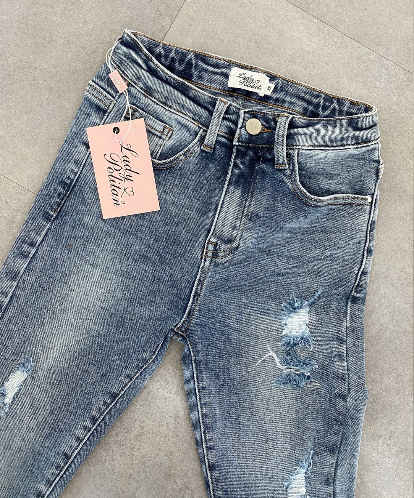 Jeanshose Talia Blau  Ladypolitan - Fashion Onlineshop für Damen   
