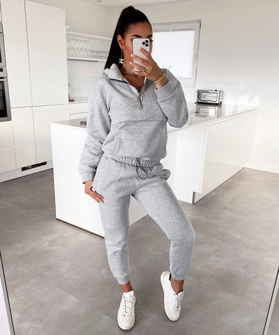 Jogger Set Hanna Grau Neu  Ladypolitan - Fashion Onlineshop für Damen   