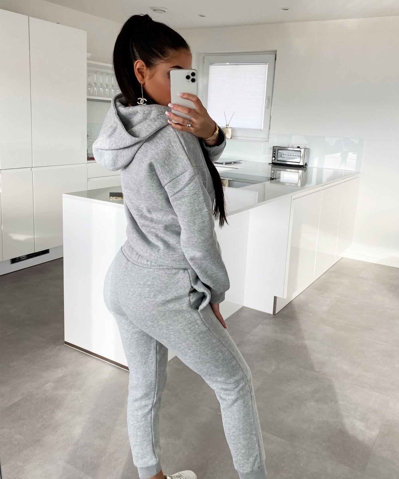 Jogger Set Hanna Grau Neu  Ladypolitan - Fashion Onlineshop für Damen   