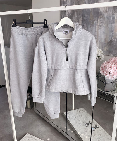 Jogger Set Hanna Grau Neu  Ladypolitan - Fashion Onlineshop für Damen   