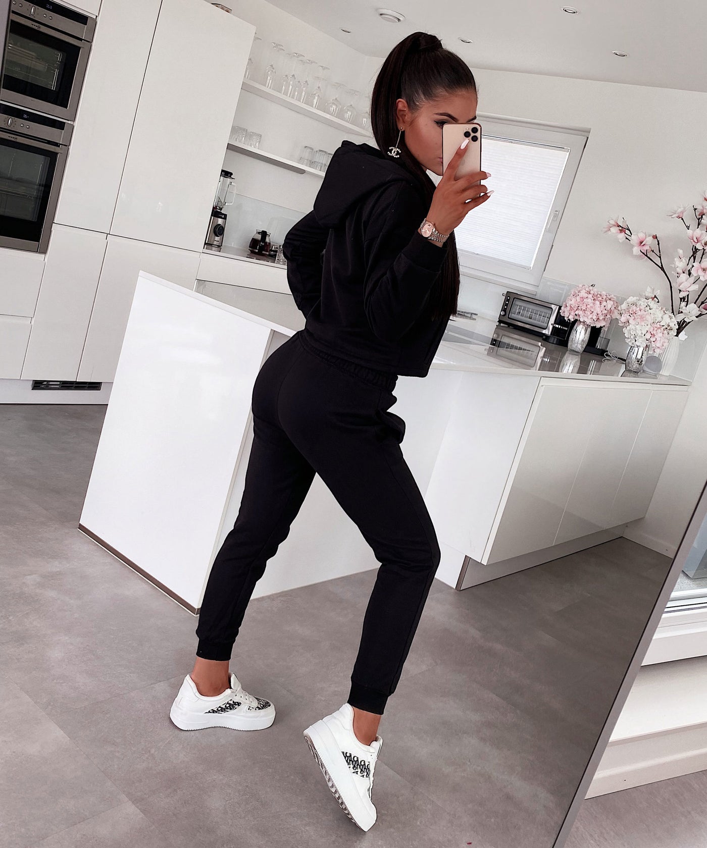 Jogger Set Hanna Schwarz Neu  Ladypolitan - Fashion Onlineshop für Damen   