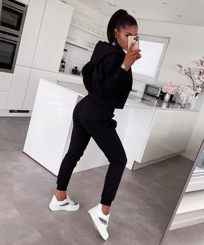 Jogger Set Hanna Schwarz Neu  Ladypolitan - Fashion Onlineshop für Damen   