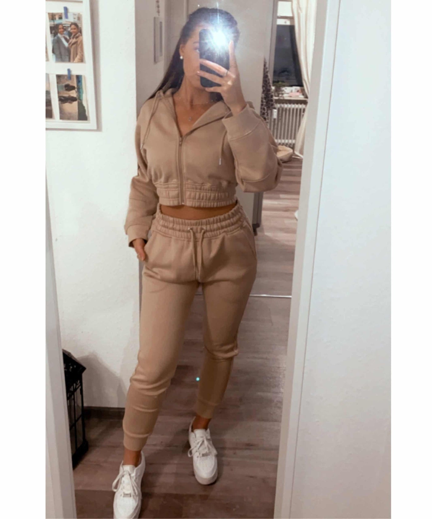 Jogger Set Selena Beige Neu  Ladypolitan - Fashion Onlineshop für Damen   