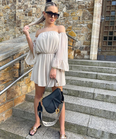 Jumpsuit Isla Beige  Ladypolitan - Fashion Onlineshop für Damen   
