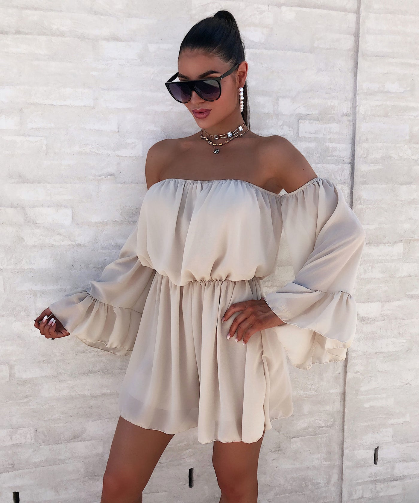 Jumpsuit Isla Beige  Ladypolitan - Fashion Onlineshop für Damen   
