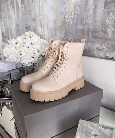 Leder Stiefel Serena Beige  Ladypolitan - Fashion Onlineshop für Damen   