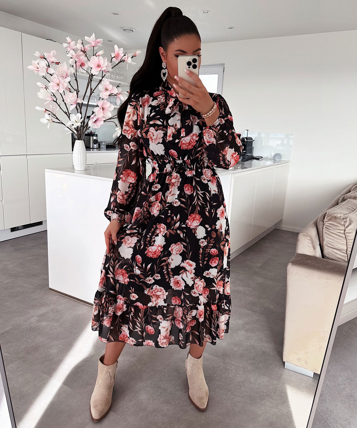 Maxi Kleid Bonita Schwarz  Ladypolitan ♡   