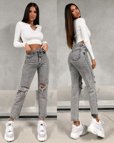 Mum Jeans Sara Grau  Ladypolitan ♡   