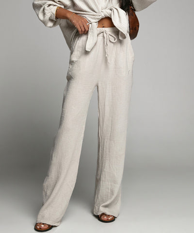 Musselin Hose Abril Beige  Ladypolitan ♡   