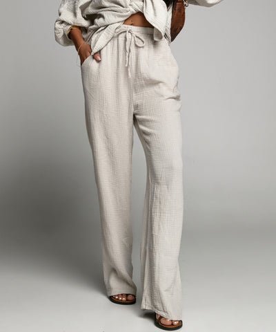 Musselin Hose Abril Beige  Ladypolitan ♡   