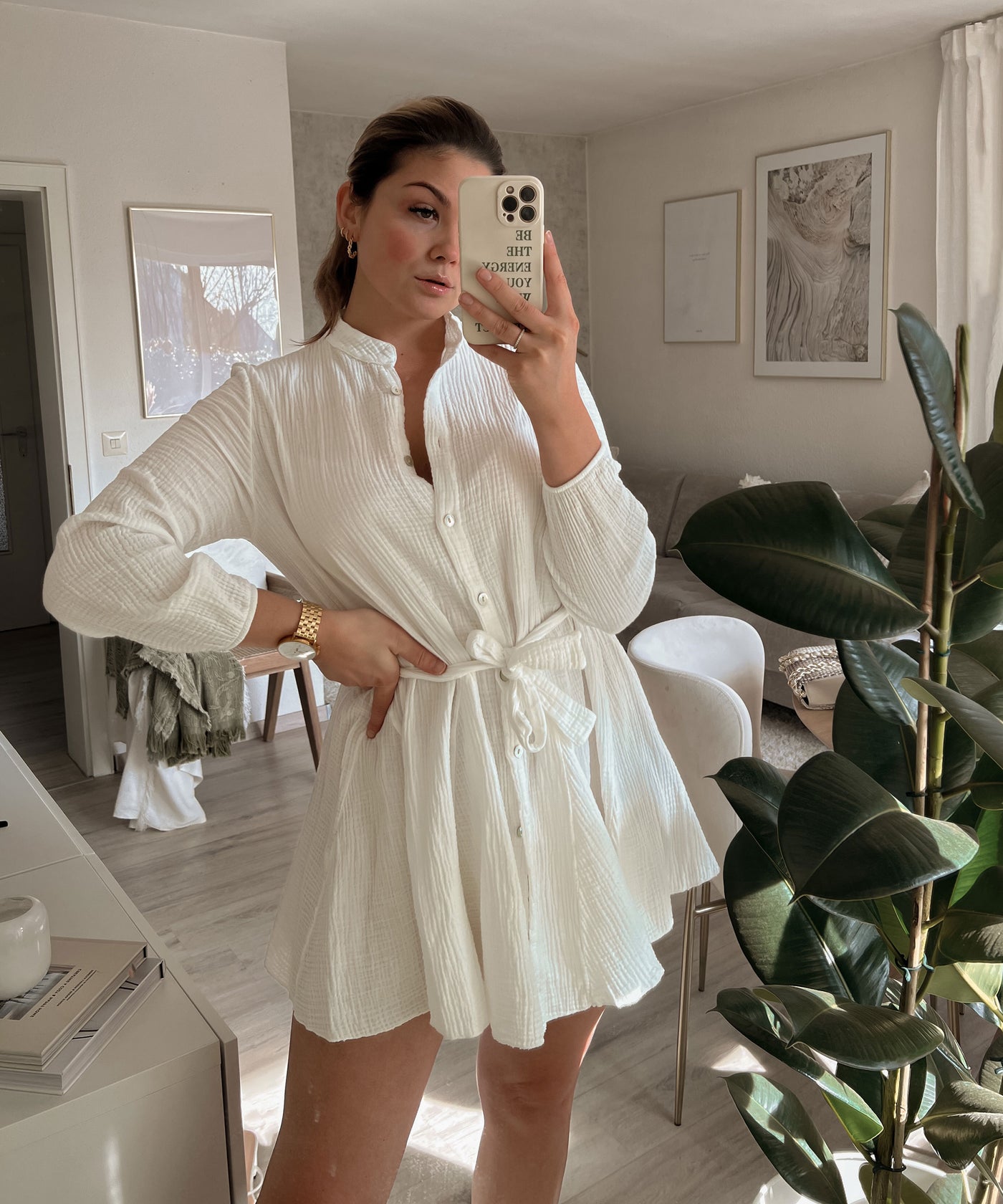 Musselin Kleid Daisy Weiß  Ladypolitan - Fashion Onlineshop für Damen   