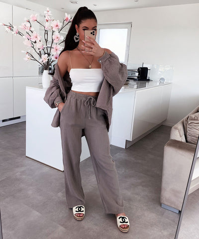 Musselin Set Violeta Taupe  Ladypolitan ♡   