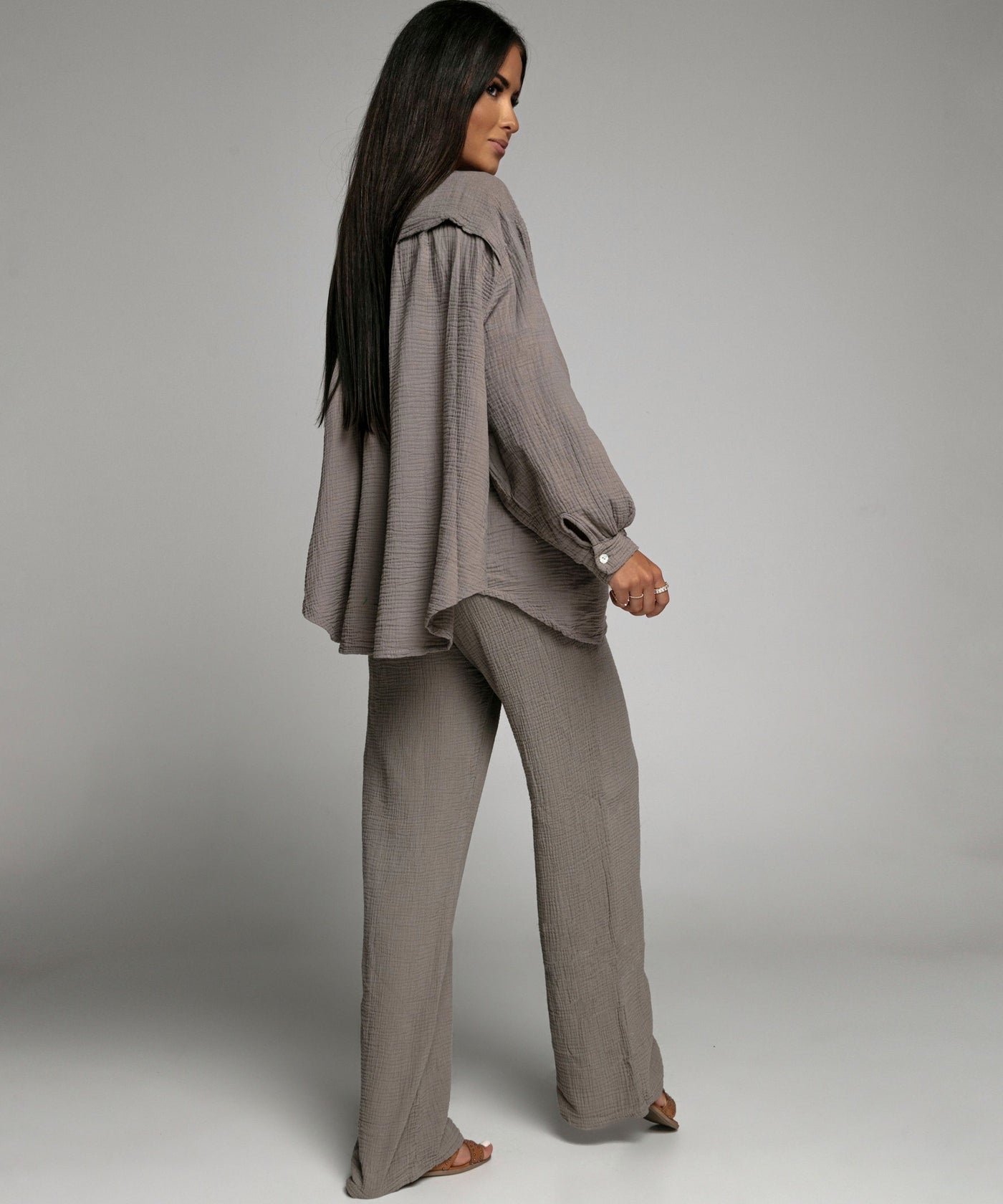 Musselin Set Violeta Taupe  Ladypolitan ♡   