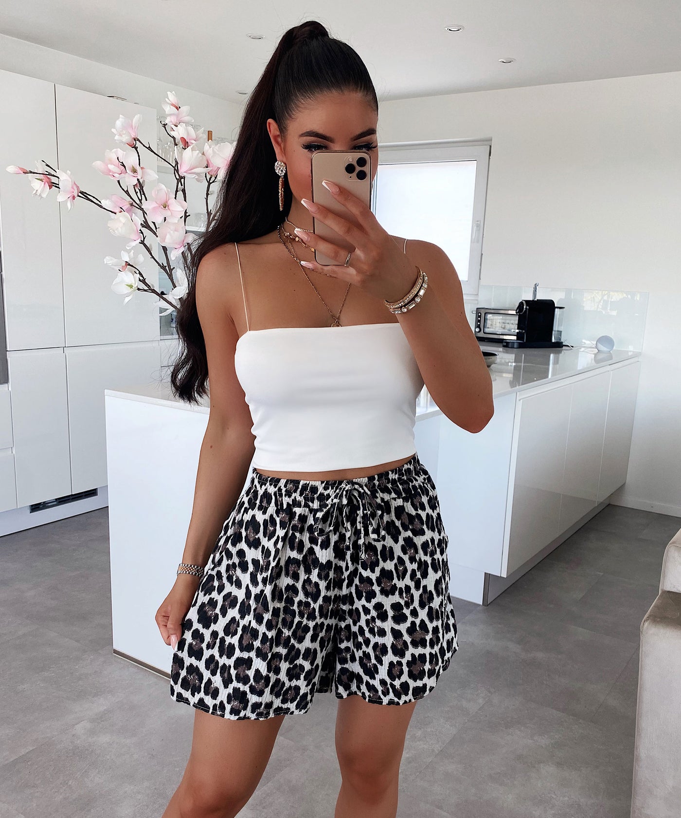 Musselin Shorts Leo  Ladypolitan ♡   