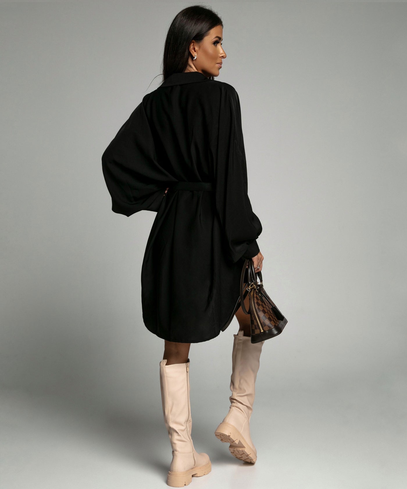 Oversize Bluse Alina Schwarz  Ladypolitan ♡   
