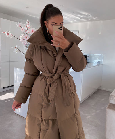 Oversize Parka Kyleih Braun  Ladypolitan - Fashion Onlineshop für Damen   