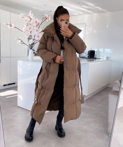Oversize Parka Kyleih Braun  Ladypolitan - Fashion Onlineshop für Damen   
