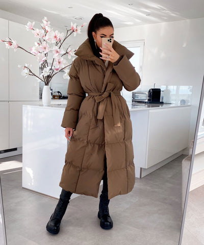 Oversize Parka Kyleih Braun  Ladypolitan - Fashion Onlineshop für Damen   