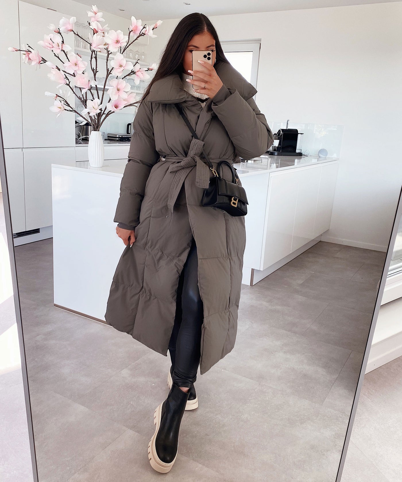 Oversize Parka Kyleih Grau  Ladypolitan - Fashion Onlineshop für Damen   