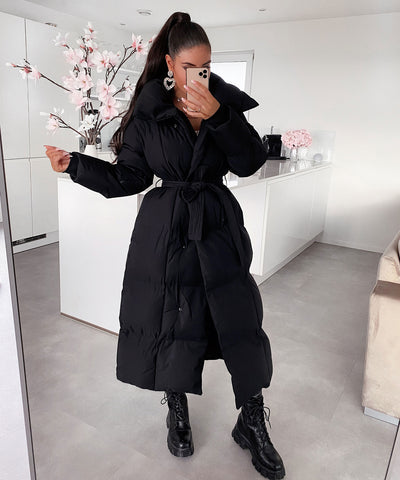 Oversize Parka Kyleih Schwarz  Ladypolitan - Fashion Onlineshop für Damen   