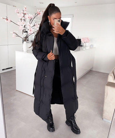 Oversize Parka Kyleih Schwarz  Ladypolitan - Fashion Onlineshop für Damen   