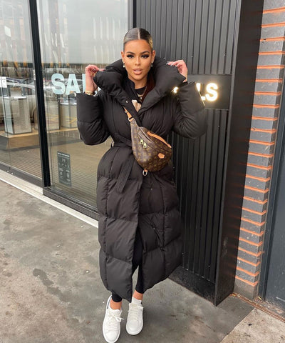 Oversize Parka Kyleih Schwarz  Ladypolitan - Fashion Onlineshop für Damen   