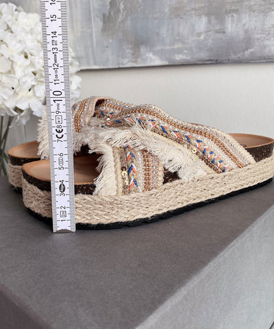 Pantolette Braelyn Beige  Ladypolitan - Fashion Onlineshop für Damen   