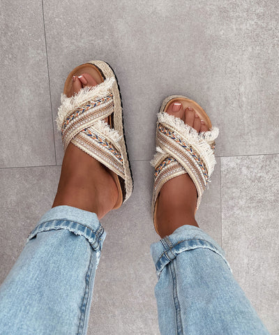 Pantolette Braelyn Beige  Ladypolitan - Fashion Onlineshop für Damen   