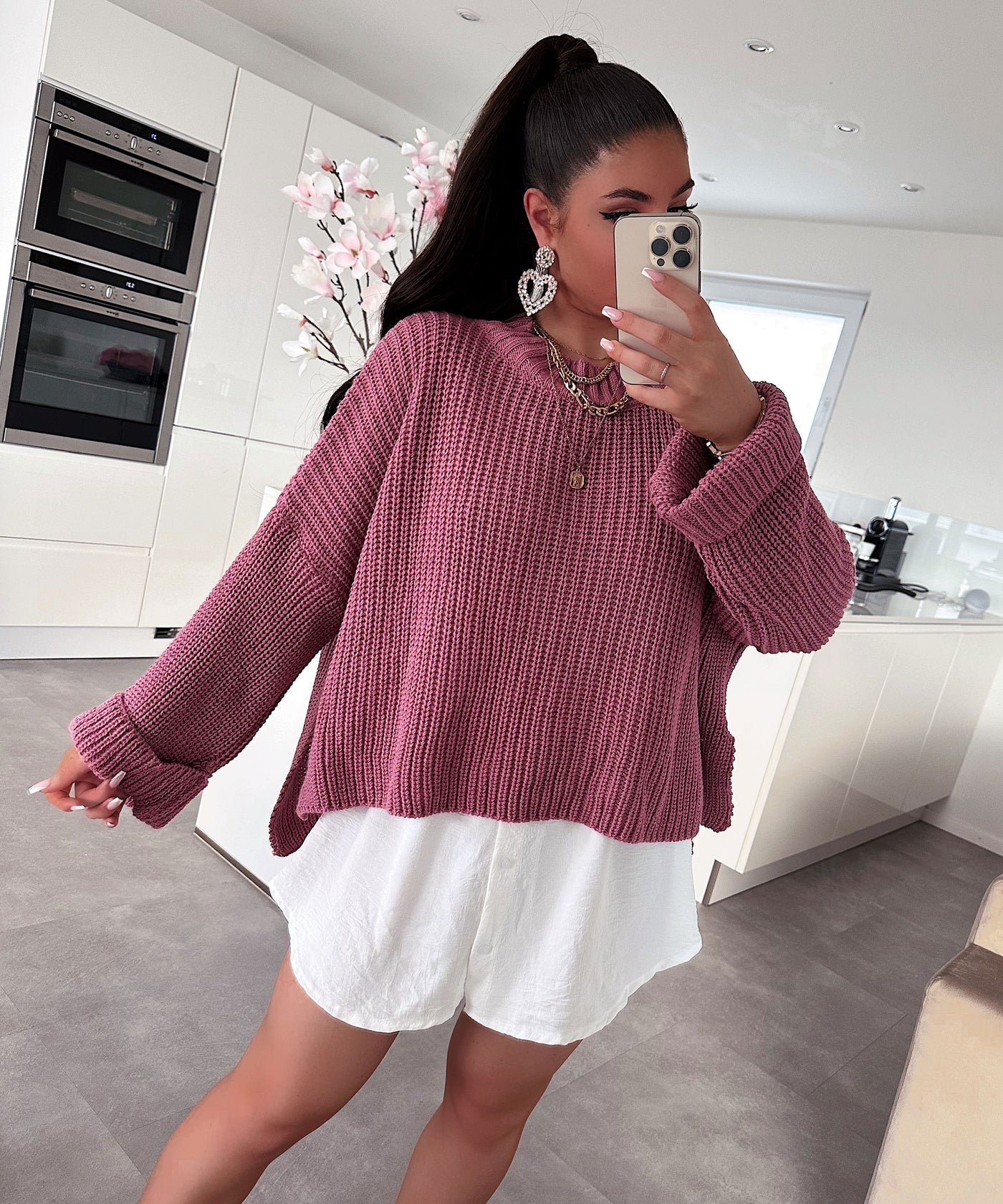 Pullover Elsa Kurz Rosenholz  Ladypolitan ♡   