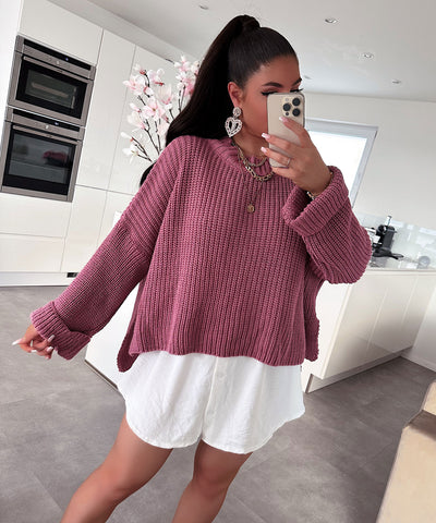 Pullover Elsa Kurz Rosenholz  Ladypolitan ♡   