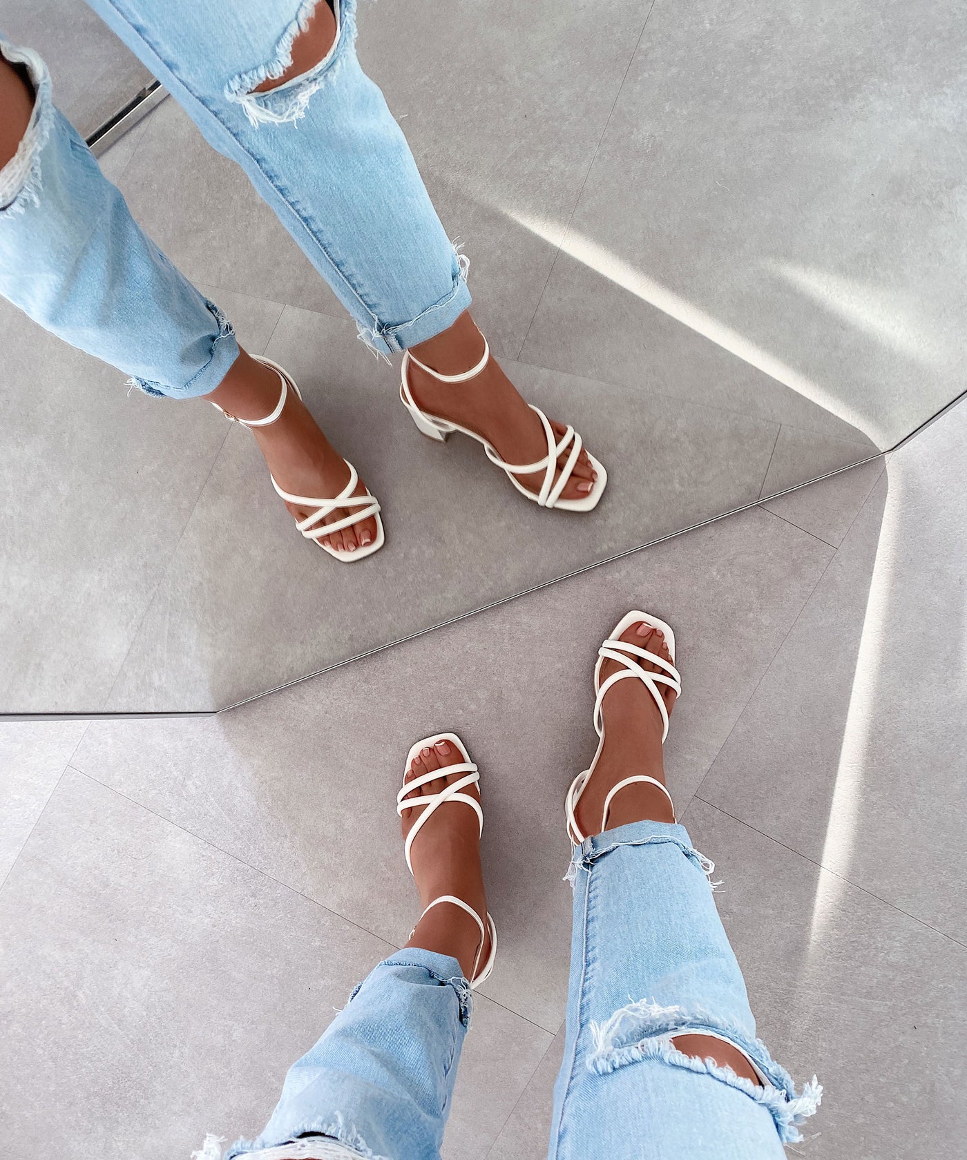 Sandalette Ashlynn Weiß  Ladypolitan - Fashion Onlineshop für Damen   