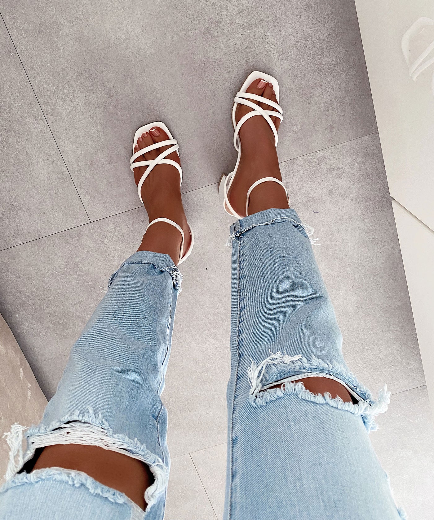 Sandalette Ashlynn Weiß  Ladypolitan - Fashion Onlineshop für Damen   