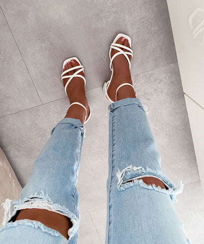 Sandalette Ashlynn Weiß  Ladypolitan - Fashion Onlineshop für Damen   