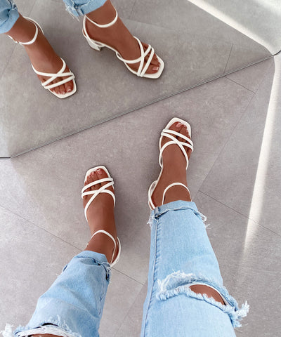 Sandalette Ashlynn Weiß  Ladypolitan - Fashion Onlineshop für Damen   