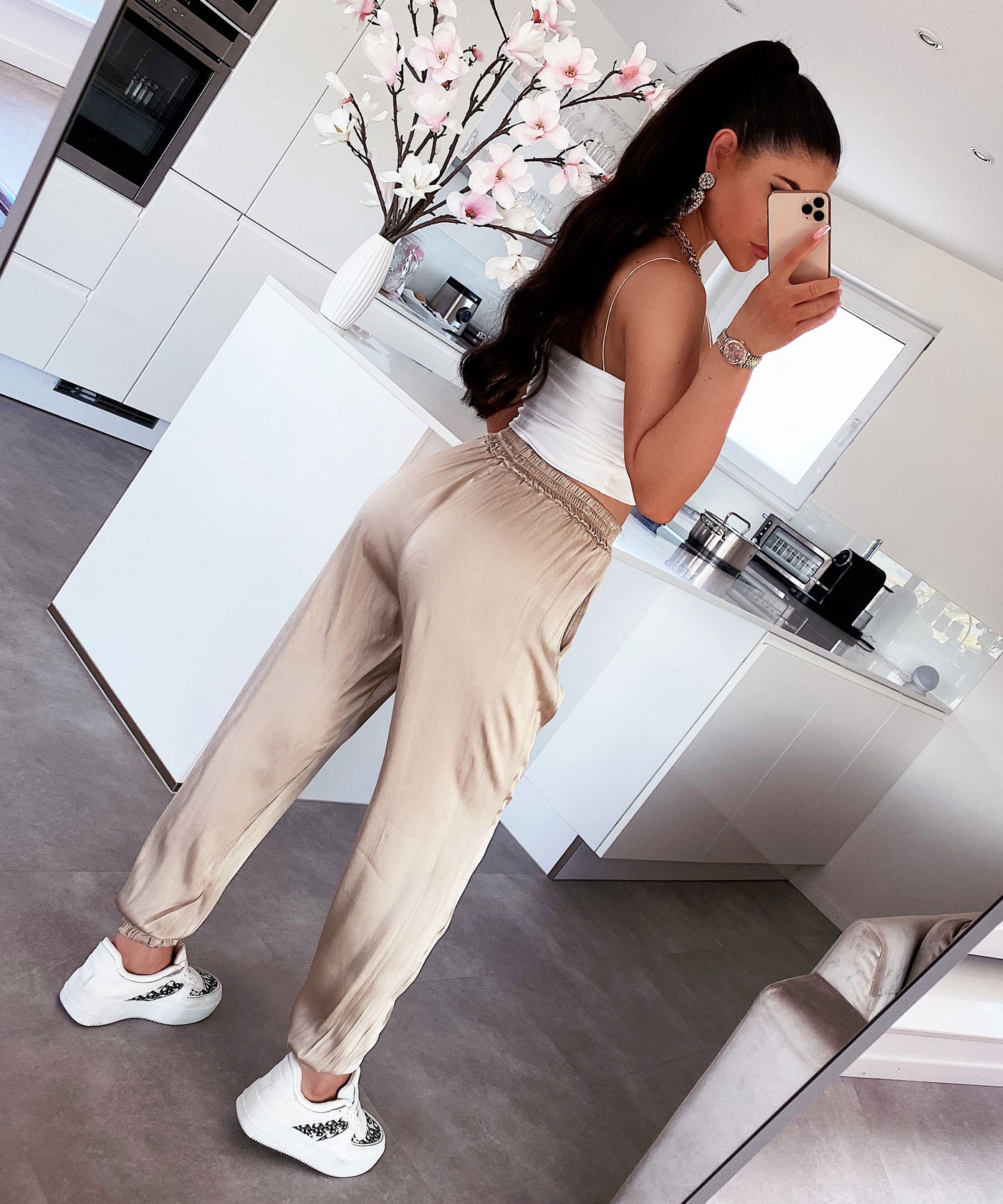 Satin Hose Lola Camel  Ladypolitan ♡   