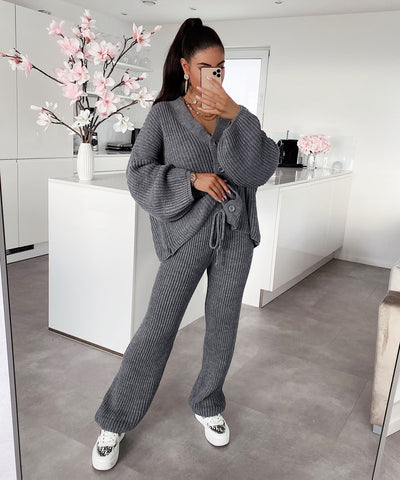 Set Marlyn Dunkelgrau  Ladypolitan - Fashion Onlineshop für Damen   