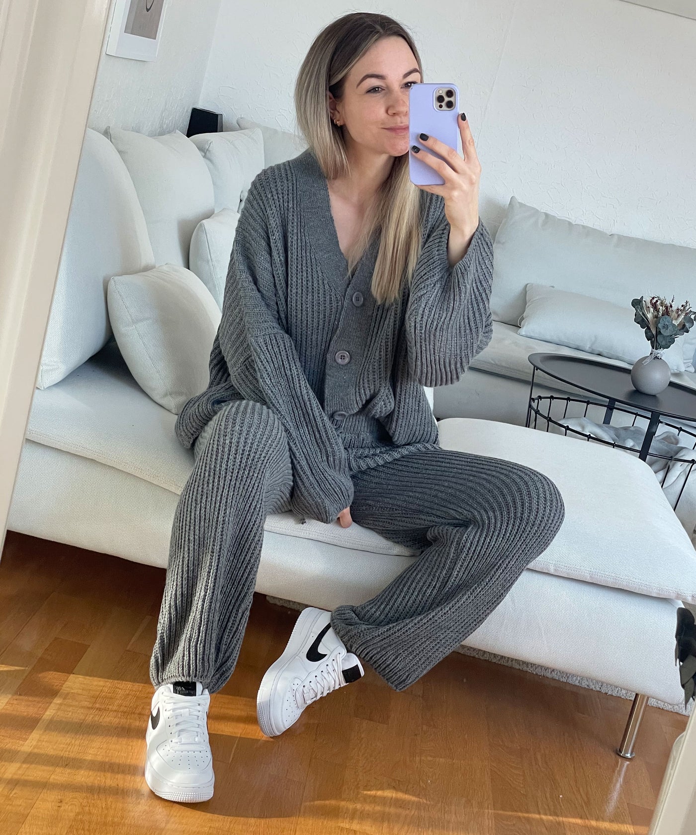 Set Marlyn Dunkelgrau  Ladypolitan - Fashion Onlineshop für Damen   