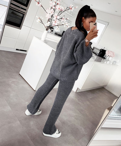 Set Marlyn Dunkelgrau  Ladypolitan - Fashion Onlineshop für Damen   