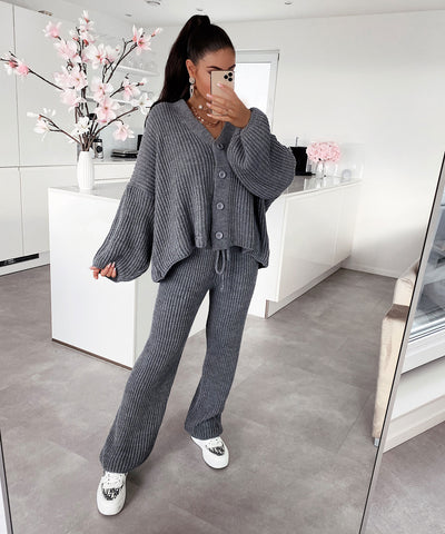 Set Marlyn Dunkelgrau  Ladypolitan - Fashion Onlineshop für Damen   