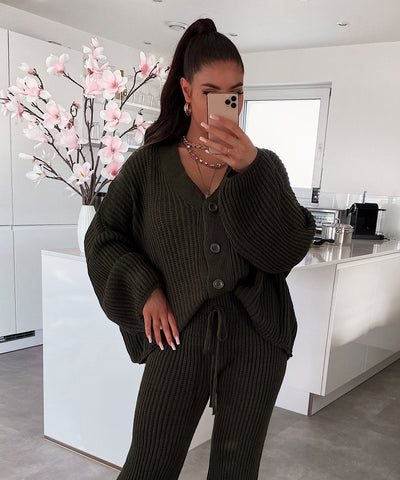 Set Marlyn Khaki  Ladypolitan - Fashion Onlineshop für Damen   