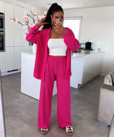 Set Mikayla Fuchsia Pink  Ladypolitan - Fashion Onlineshop für Damen   