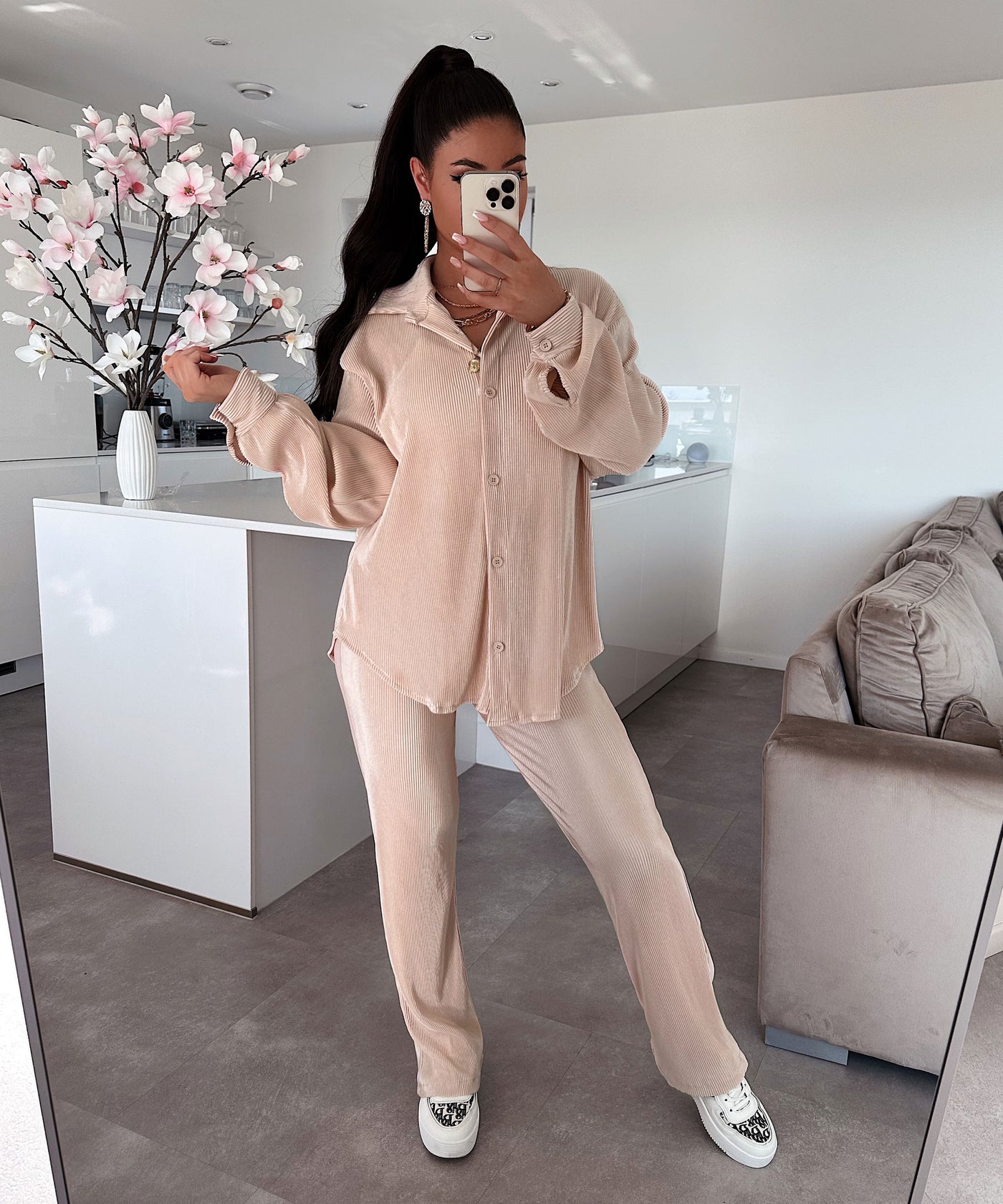 Set Norita Beige  Ladypolitan ♡   