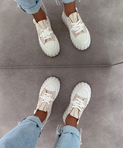 Sneaker Clareta Beige  Ladypolitan ♡   