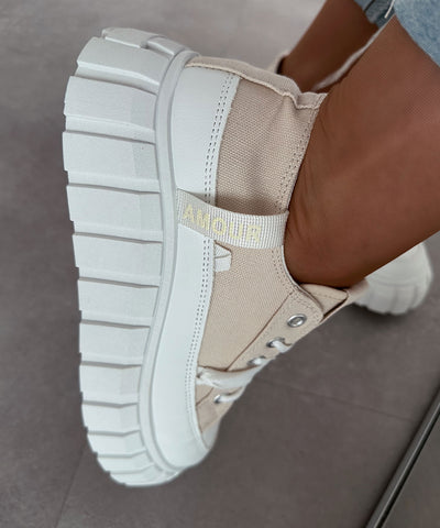 Sneaker Clareta Beige  Ladypolitan ♡   