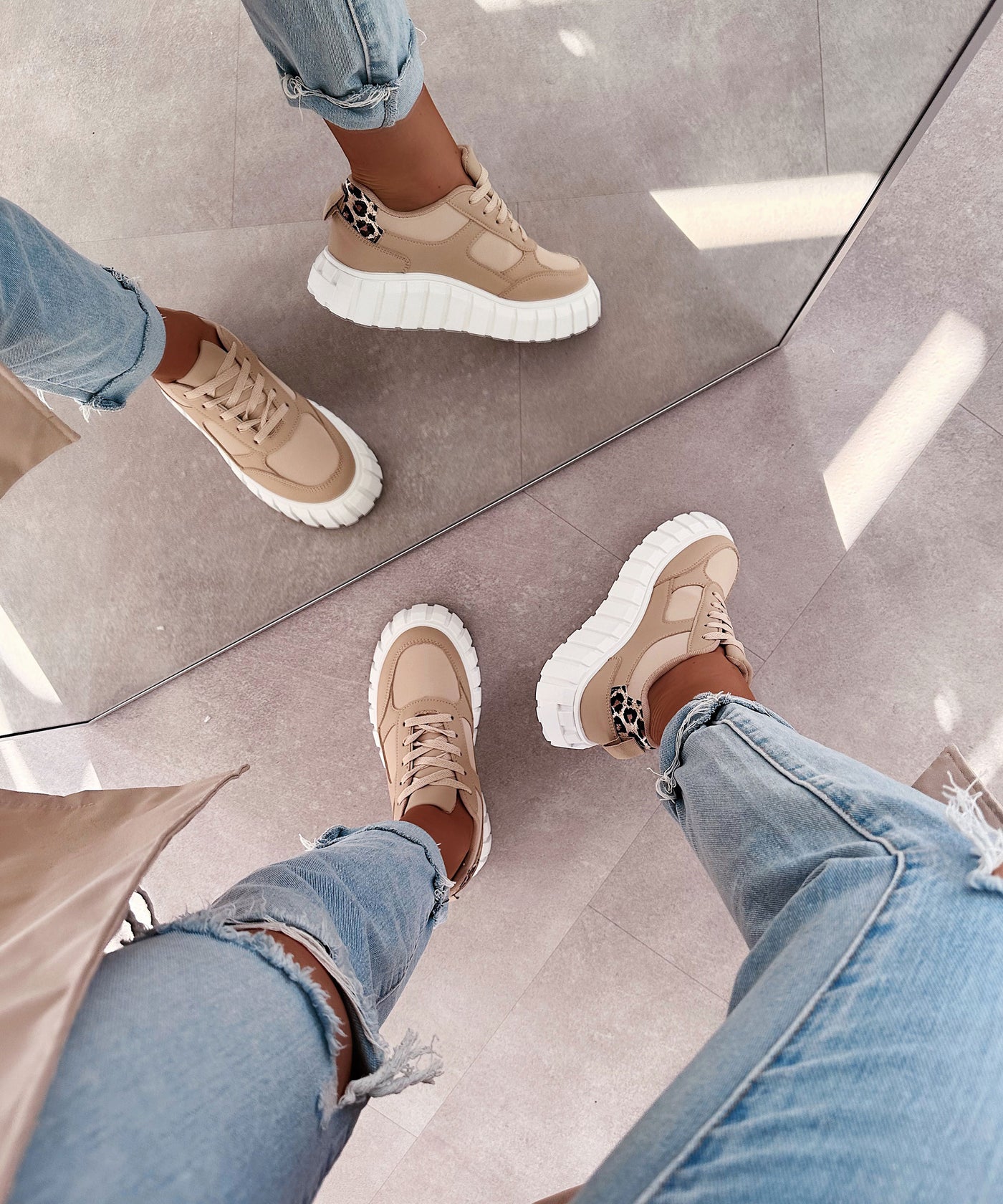 Sneaker Elvira Beige  Ladypolitan ♡   