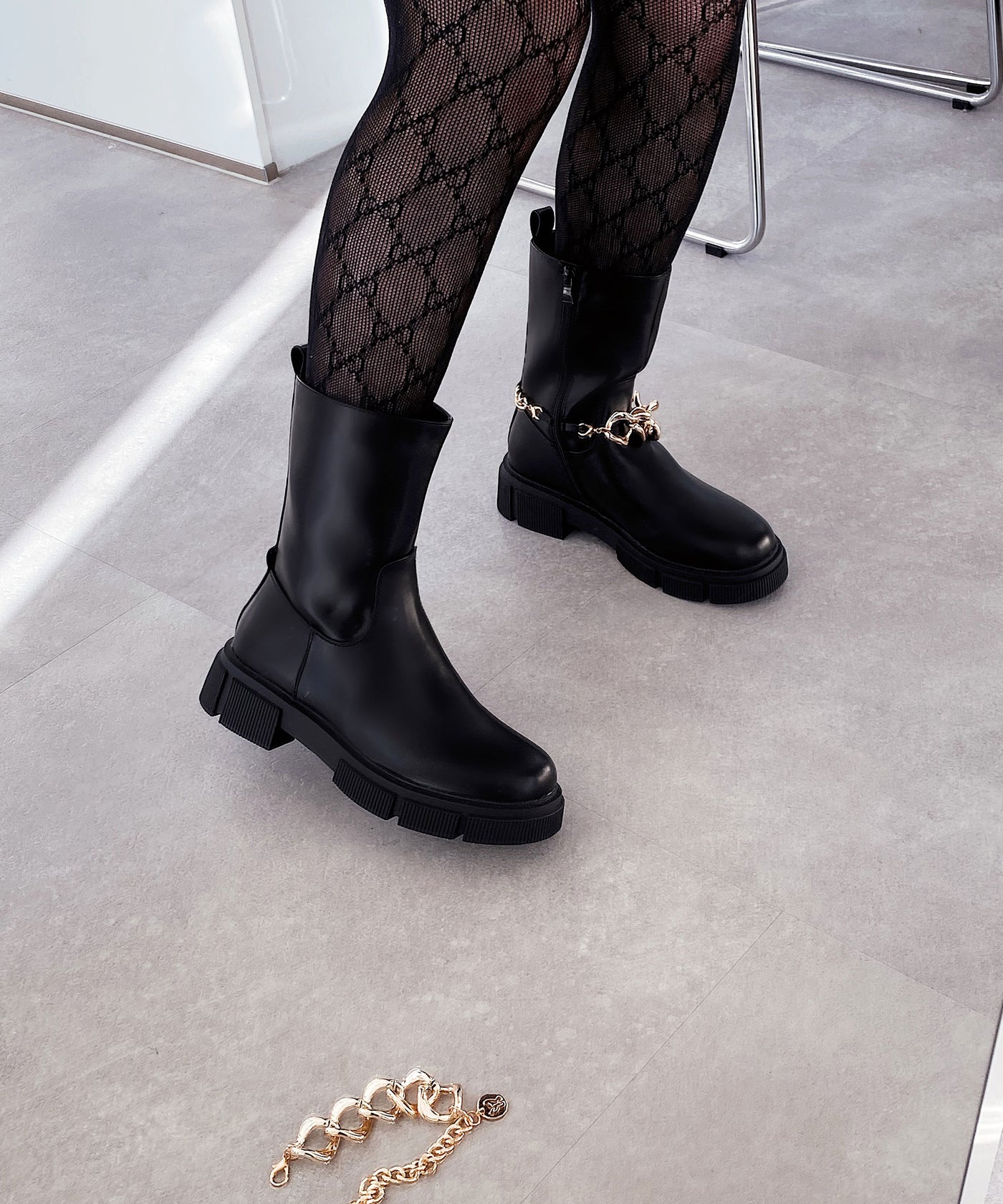 Stiefel Katelyn Schwarz  Ladypolitan - Fashion Onlineshop für Damen   